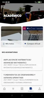 UVa-Universidad de Valladolid android App screenshot 1